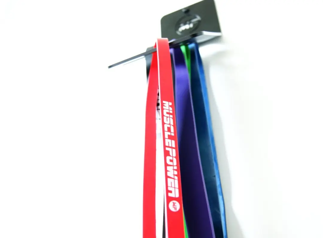 Muscle Power Ophangbeugel voor Powerbands - Zwart - afbeelding 6 van 6
