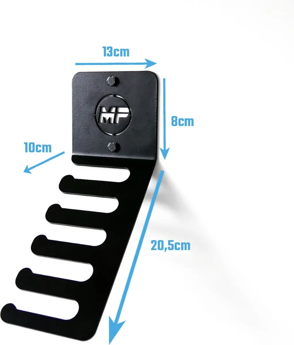 Muscle Power Ophangbeugel voor Powerbands - Zwart