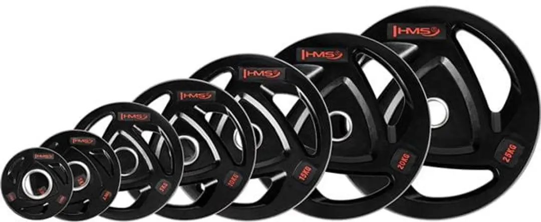 HMS TOX Serie Halterschijf 5kg - Zwart