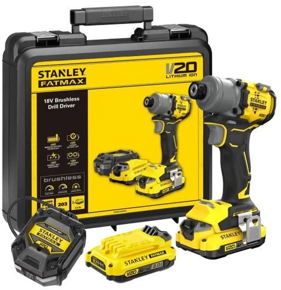 Stanley 18V ACCU Slagmoersleutel SFMCF830D2K-QW