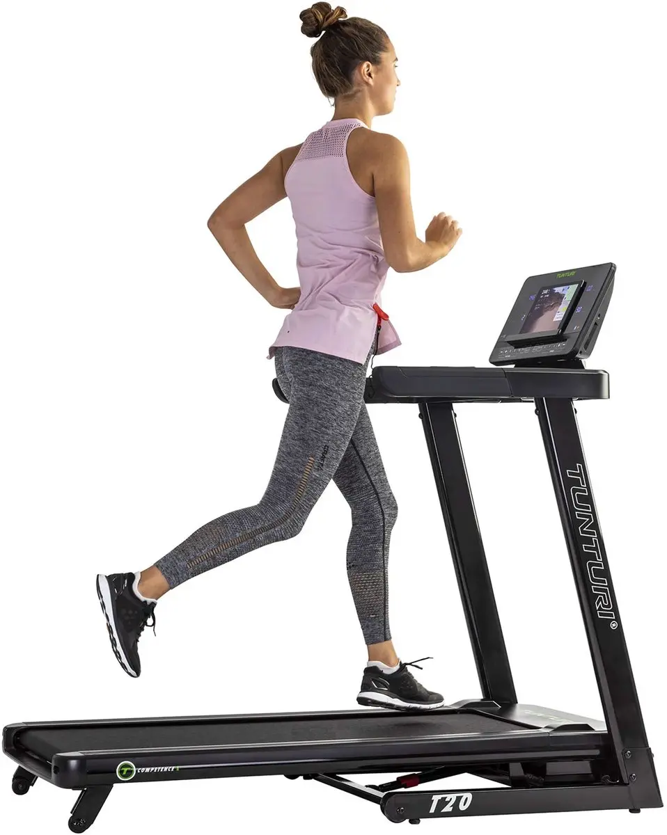 Tunturi Signature T20 Loopband - 16 km/u - 47 Programma's - Zwart/Groen