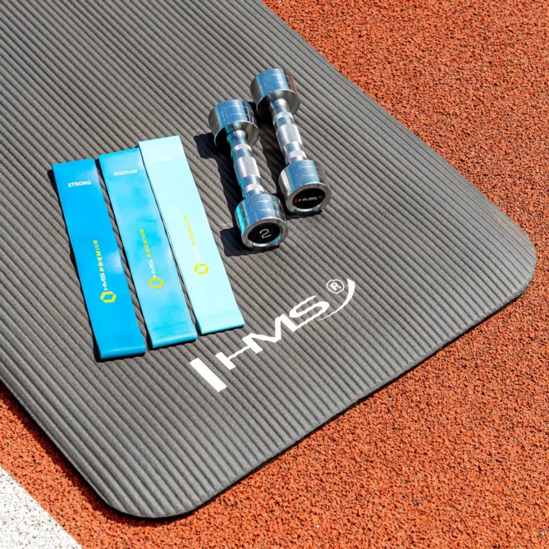 HMS Yoga Mat 12mm - Zwart