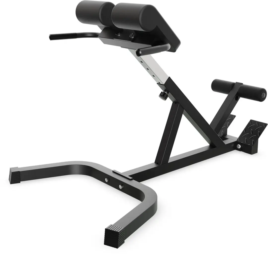 VirtuFit Hyperextension Pro Roman Chair - Rugtrainer - Zwart