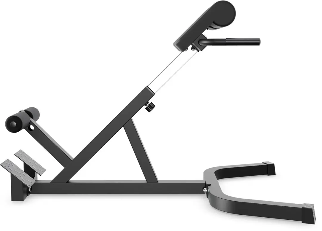 VirtuFit Hyperextension Pro Roman Chair - Rugtrainer - Zwart - afbeelding 6 van 6