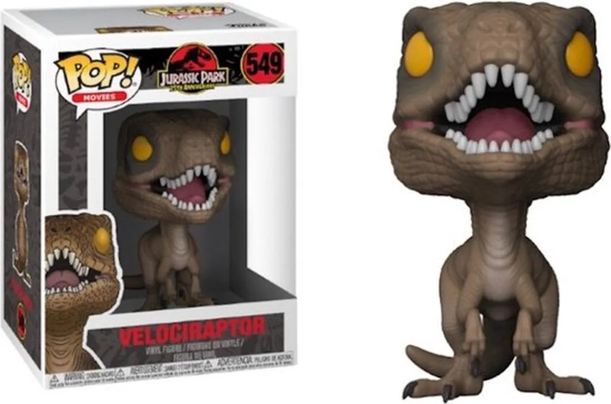 Funko Pop! Jurassic Park Velociraptor - 889698267359 - Verzamelfiguur - Multi