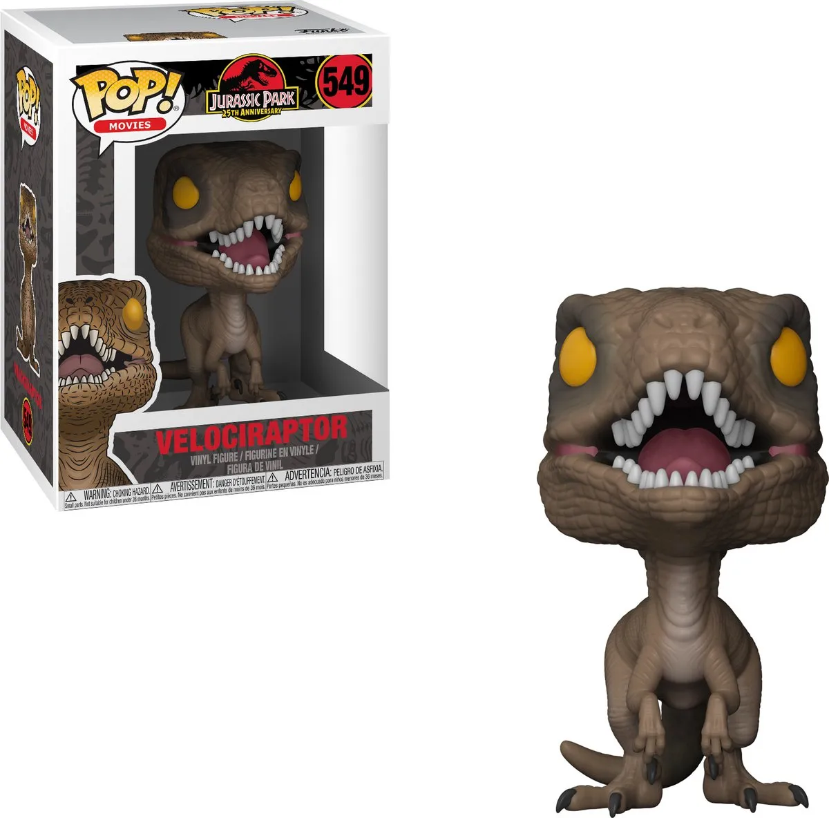 Funko Pop! Jurassic Park Velociraptor - 889698267359 - Verzamelfiguur - Multi