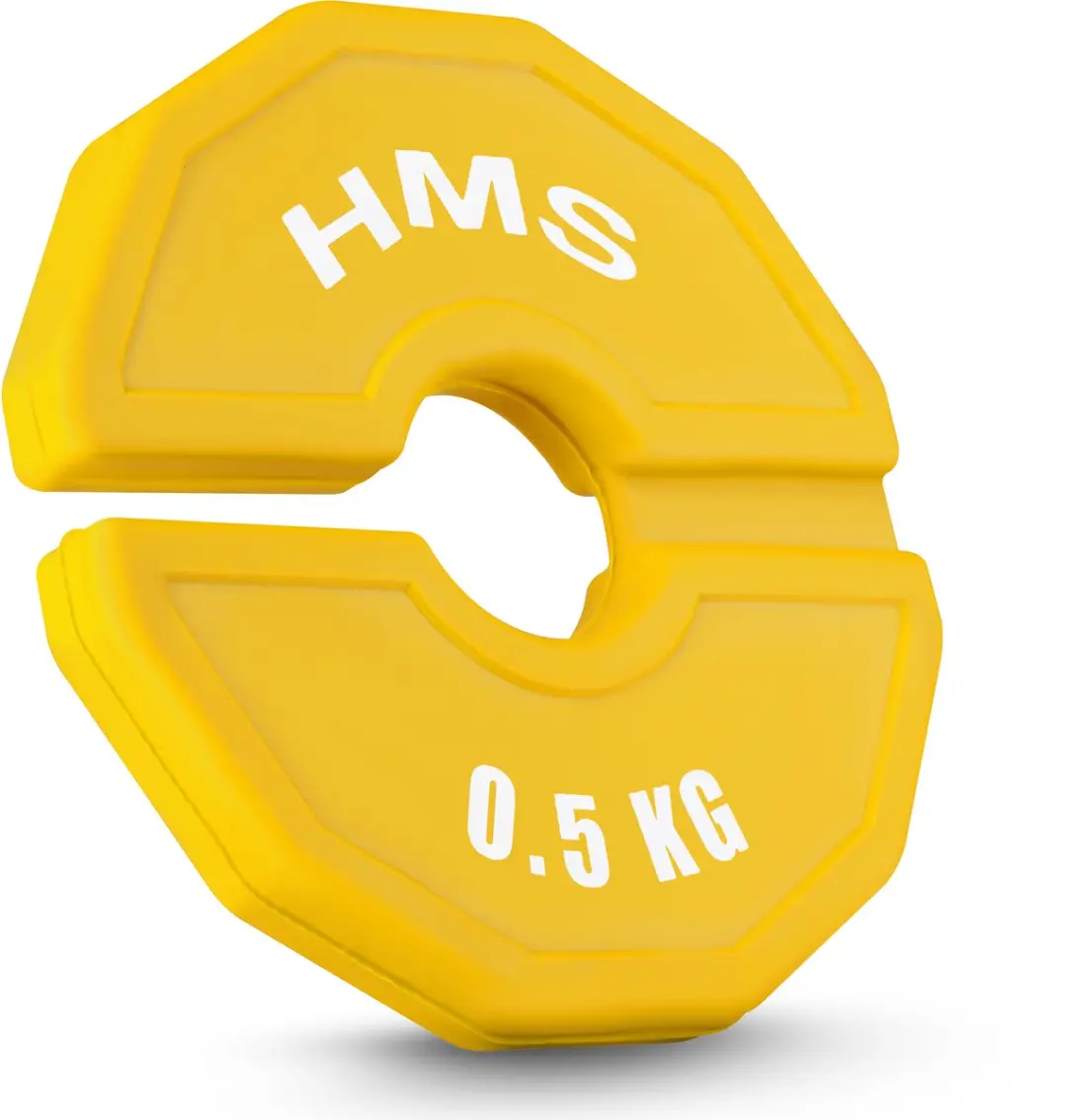 HMS TSN50 Gewichtplaat - 2x0,5 kg Geel