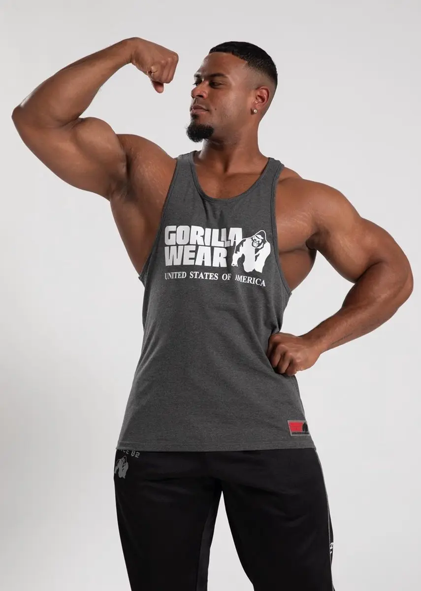 Gorilla Wear Classic Tanktop Donkergrijs M