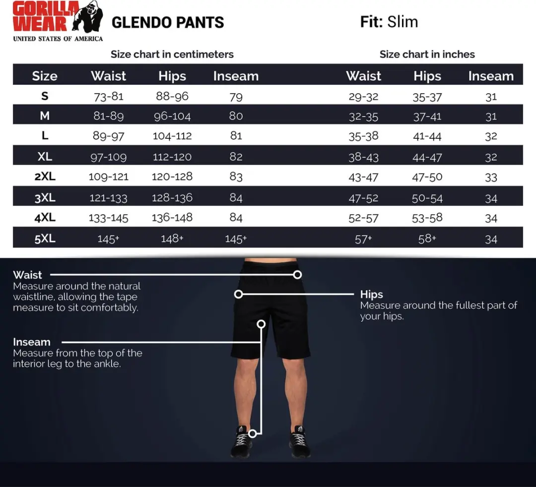 Gorilla Wear Glendo Trainingsbroek Antraciet - 2XL - afbeelding 6 van 6