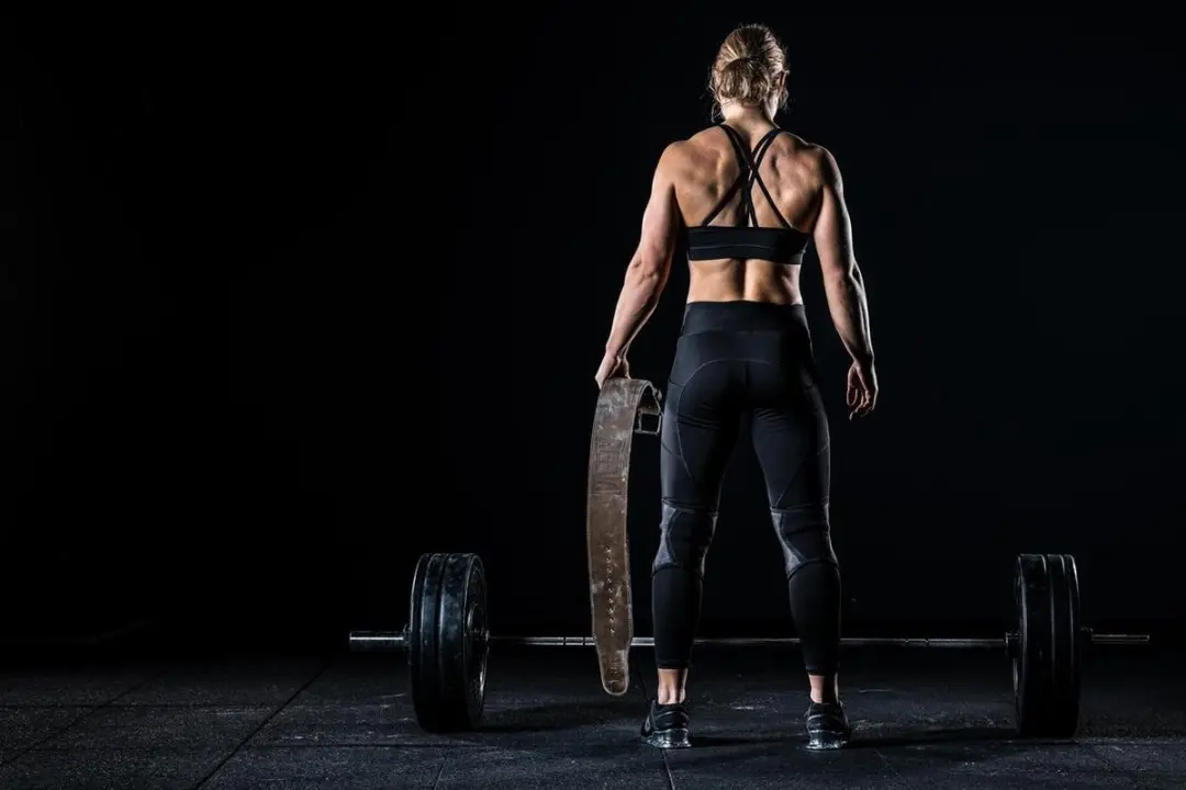 Reeva Bruin Lederen Powerlift Riem XL - afbeelding 6 van 6