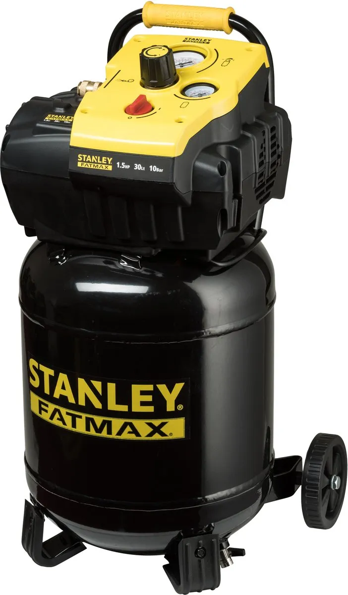 Stanley TAB 200/10/30VW FM Luchtcompressor - 10Bar 30L 180L/min - Zwart