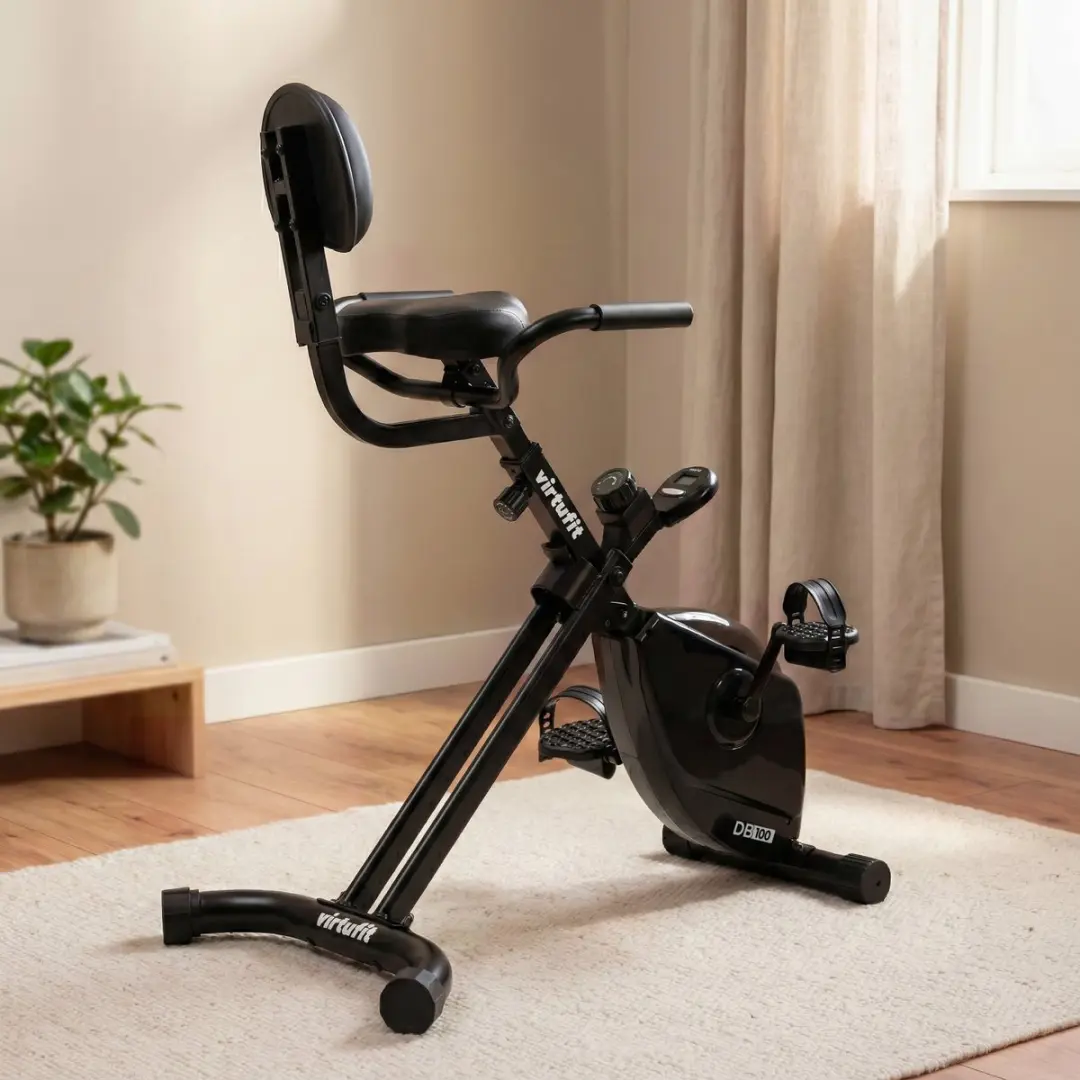 VirtuFit DB100 Opvouwbare Deskbike - 8 Trainingsniveaus - Zwart