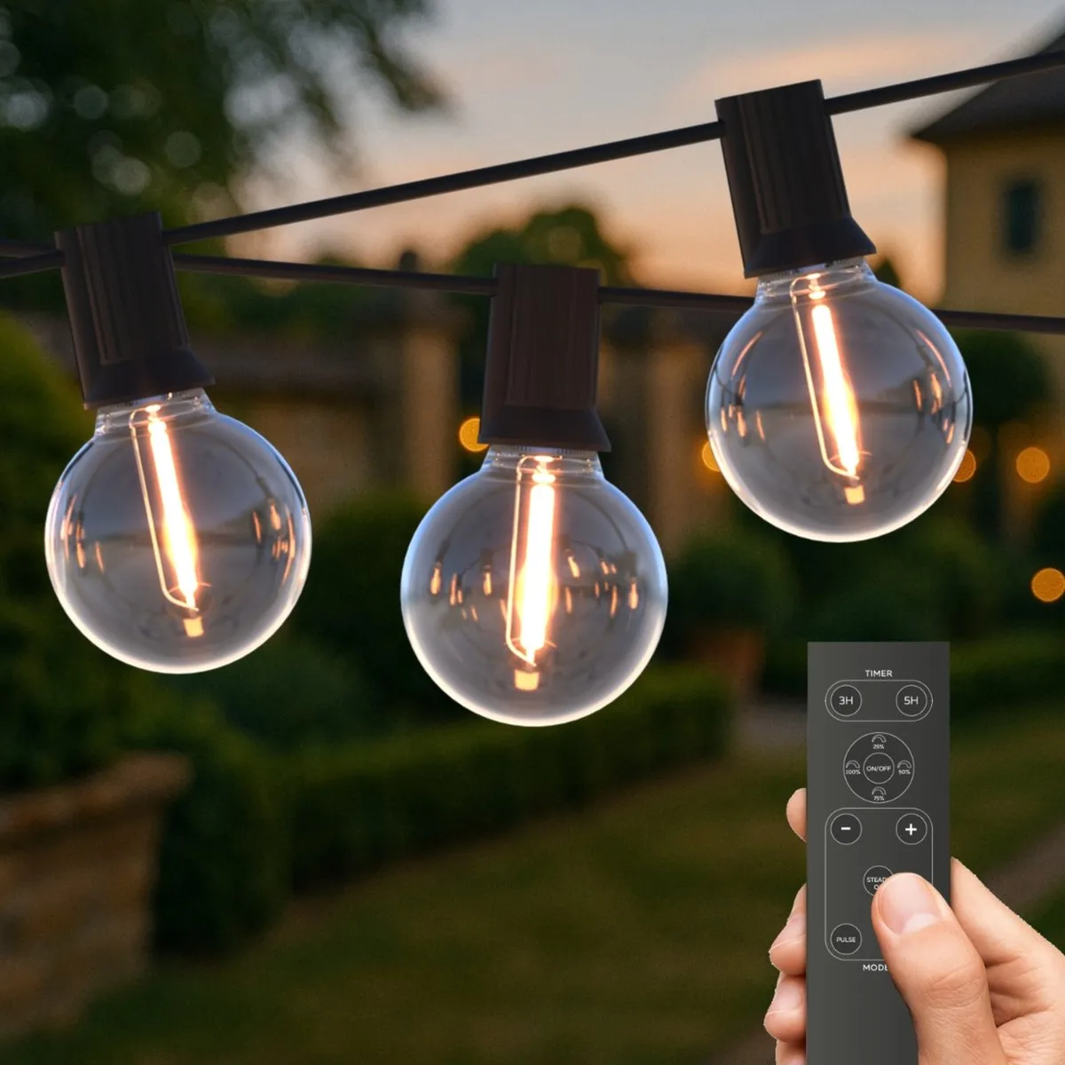 Calex Vista Solar Lichtsnoer 20m - 30 LED Warm Wit