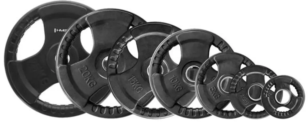 HMS TOK25 Olympische Halterschijf 25kg - Zwart