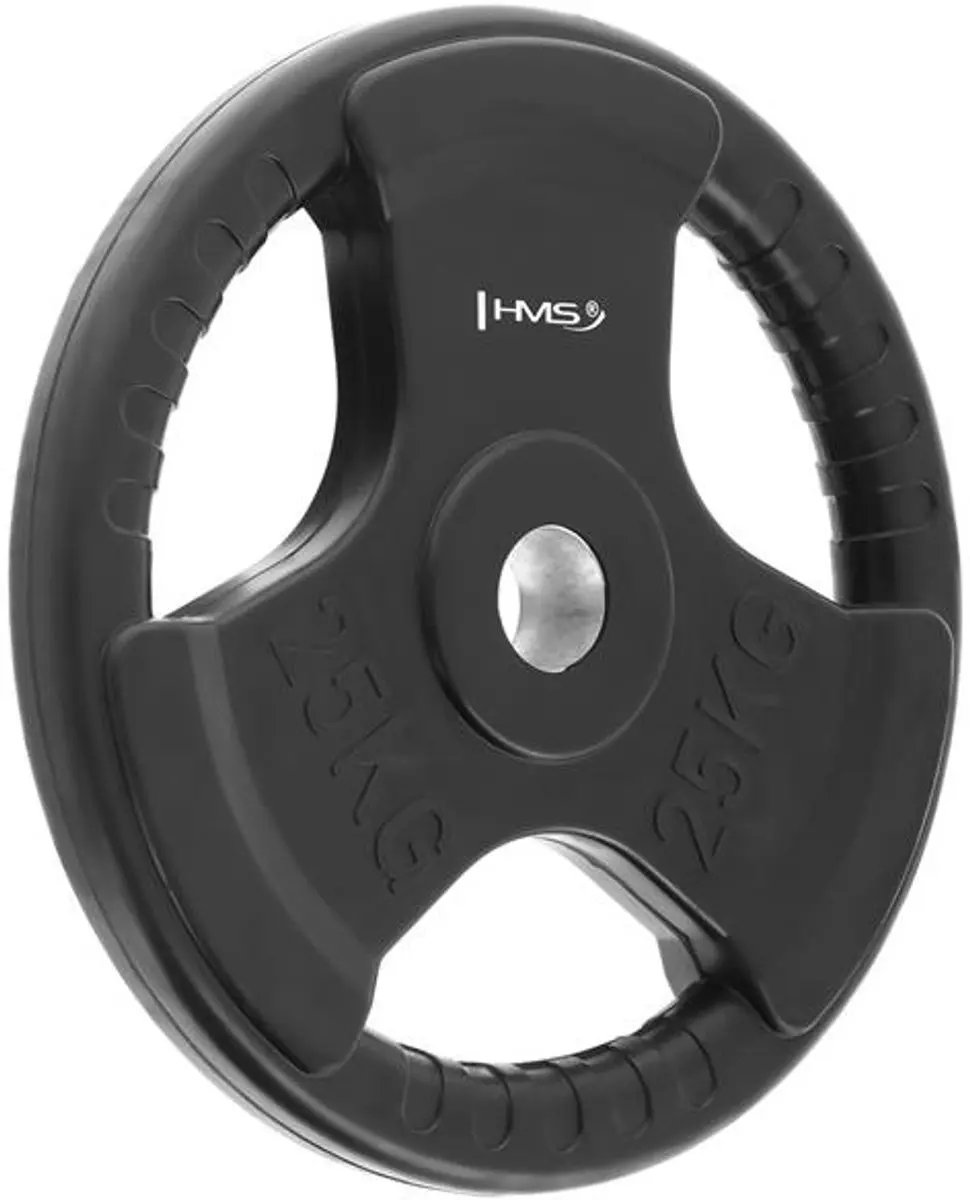 HMS TOK25 Olympische Halterschijf 25kg - Zwart