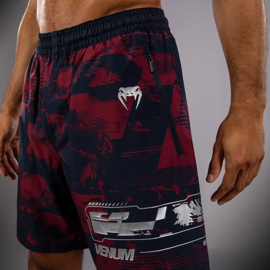 UFC Zenith x Venum Authentic Fight Week Short - Marineblauw/Bordeauxrood XL