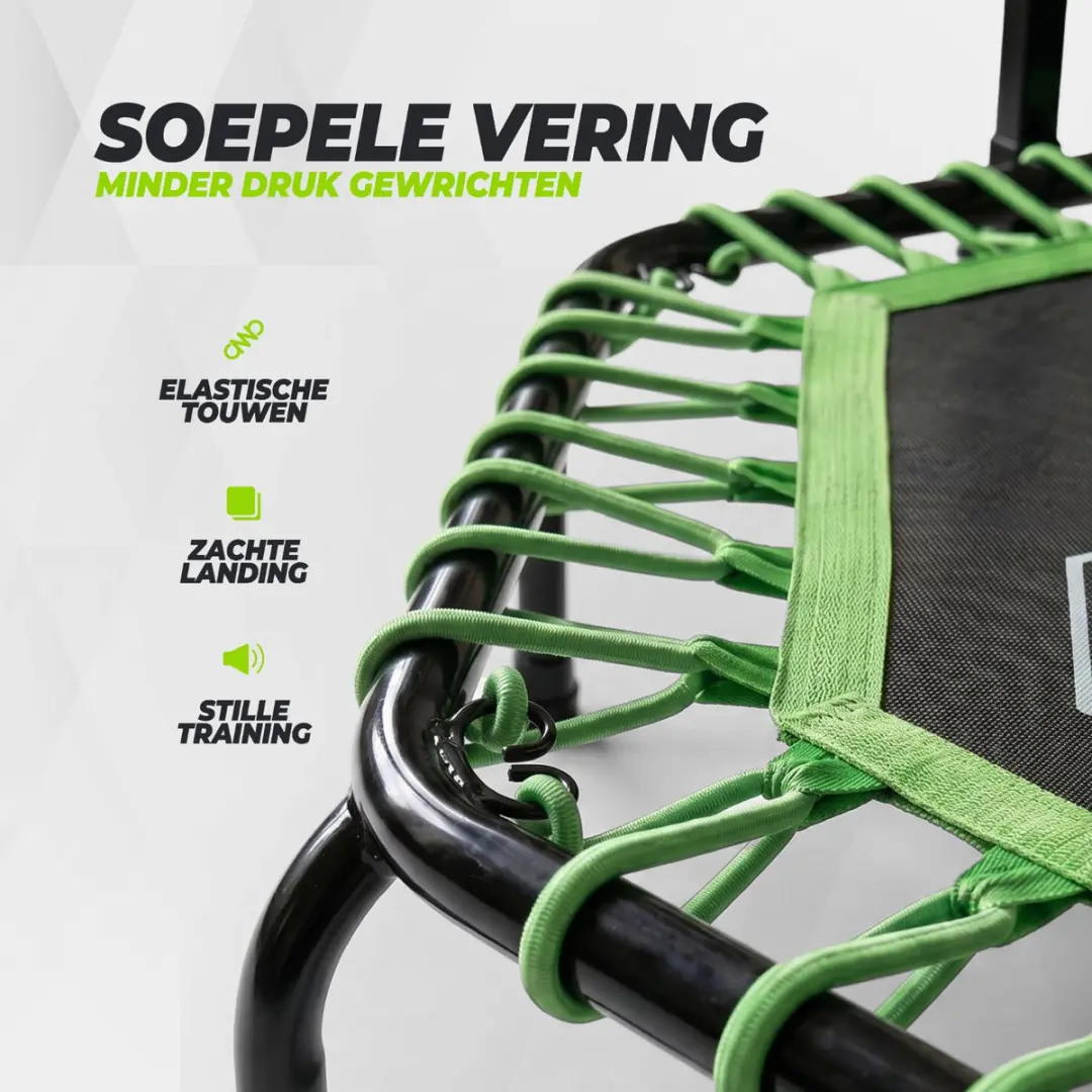 Virtufit Fitness Trampoline Pro VF06138 - 127cm - Zwart - afbeelding 6 van 6
