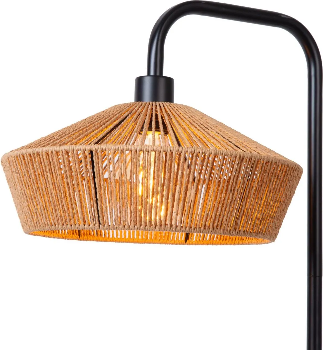 Lucide Yunkai Vloerlamp - Ø34cm - E27 - Naturel