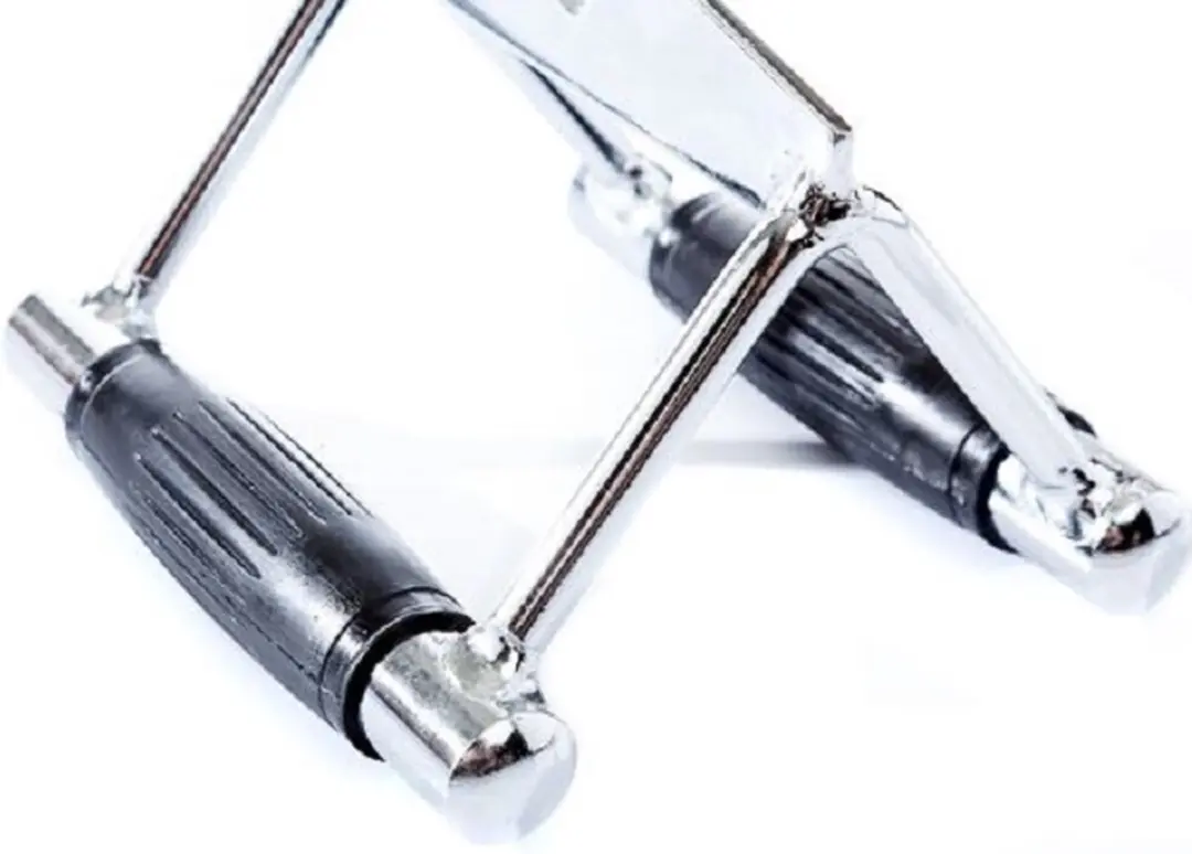 Muscle Power Roeigreep PU Handvat - Krachtstation - Zilver/Zwart