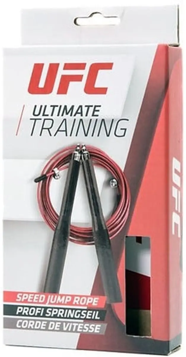 UFC XTERRA Trail Racer 6.4 Loopband - Speed Rope - Zwart/Rood
