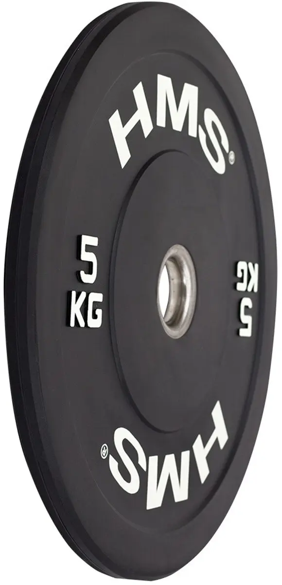 HMS Olympische Halterschijf 5 kg - Zwart