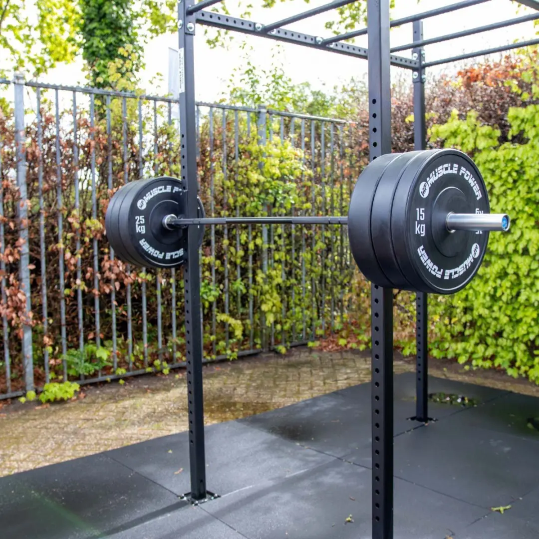 Muscle Power MP3026 Ol High Black Bumper Plate 15kg