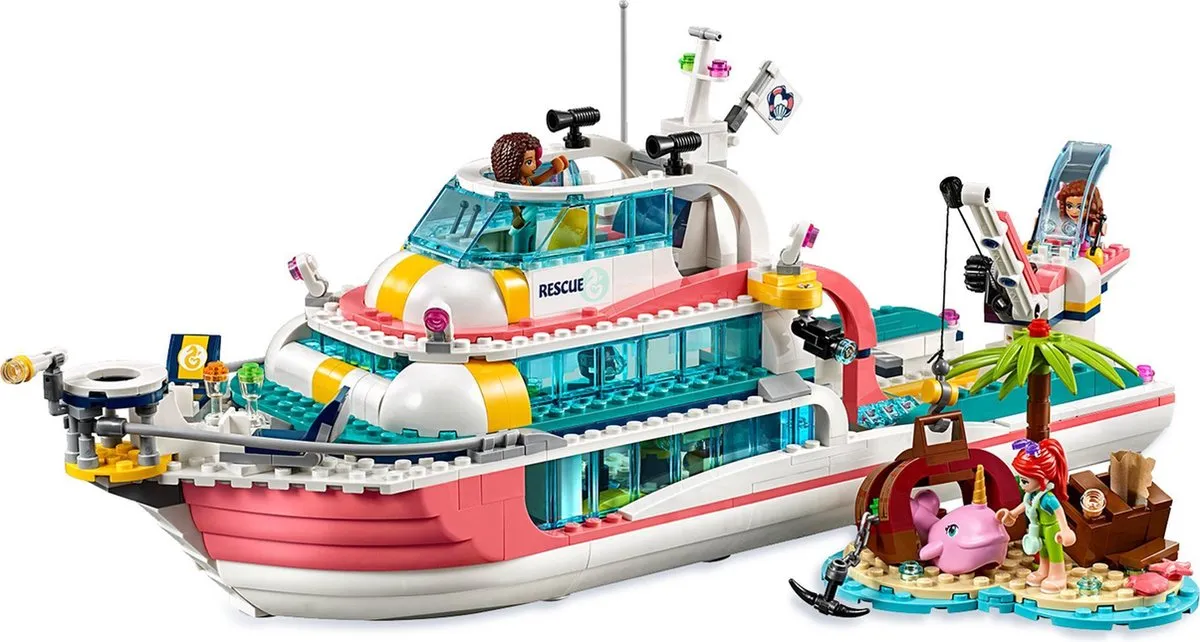 LEGO Friends Reddingsboot 41381 - 908 Stukken - 3 Minifiguren