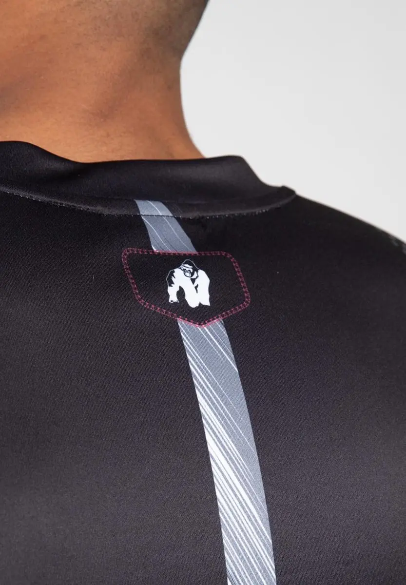 Gorilla Wear Clayton T-shirt M - Zwart/Rood