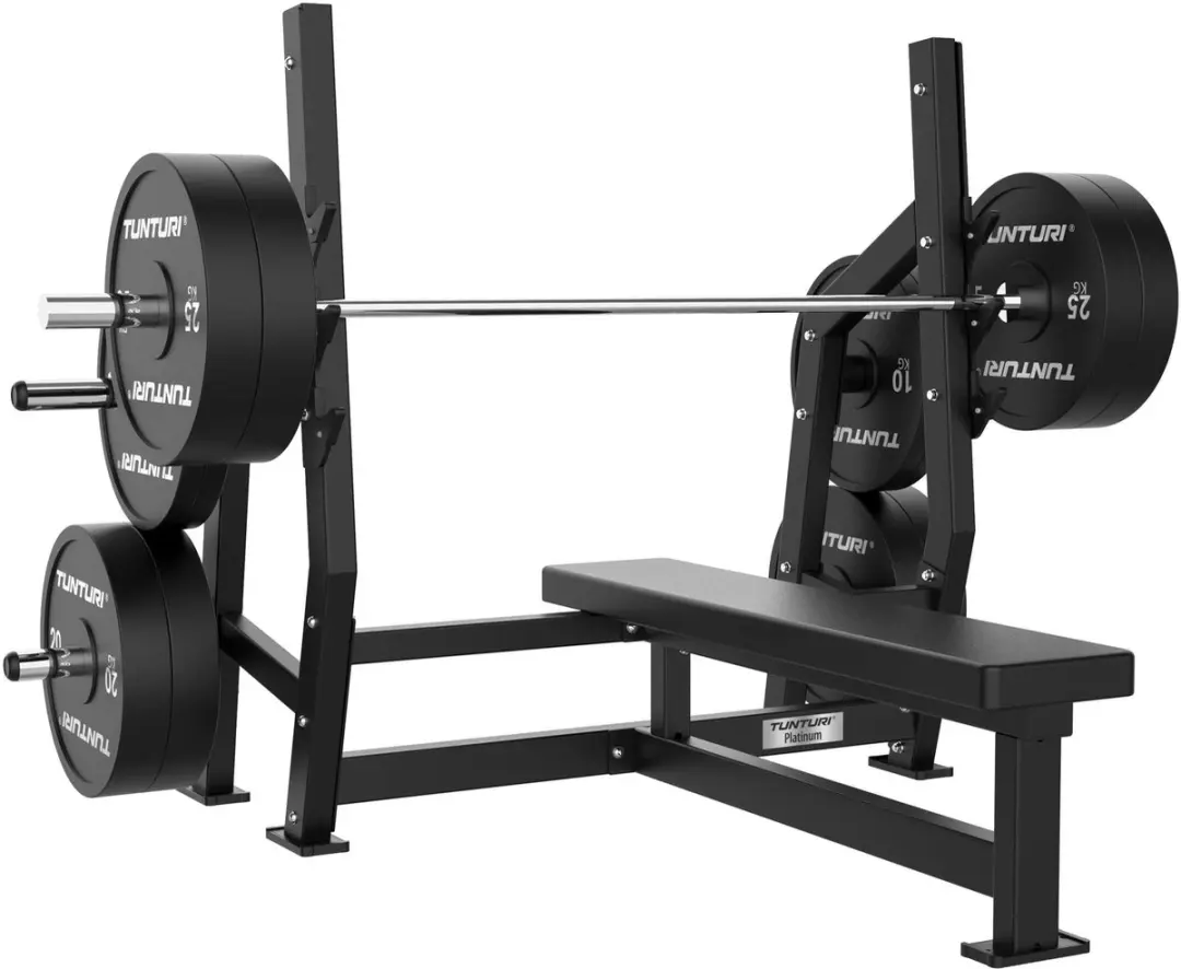 Tunturi Platinum Horizontal Bench Press Krachtstation - Zwart