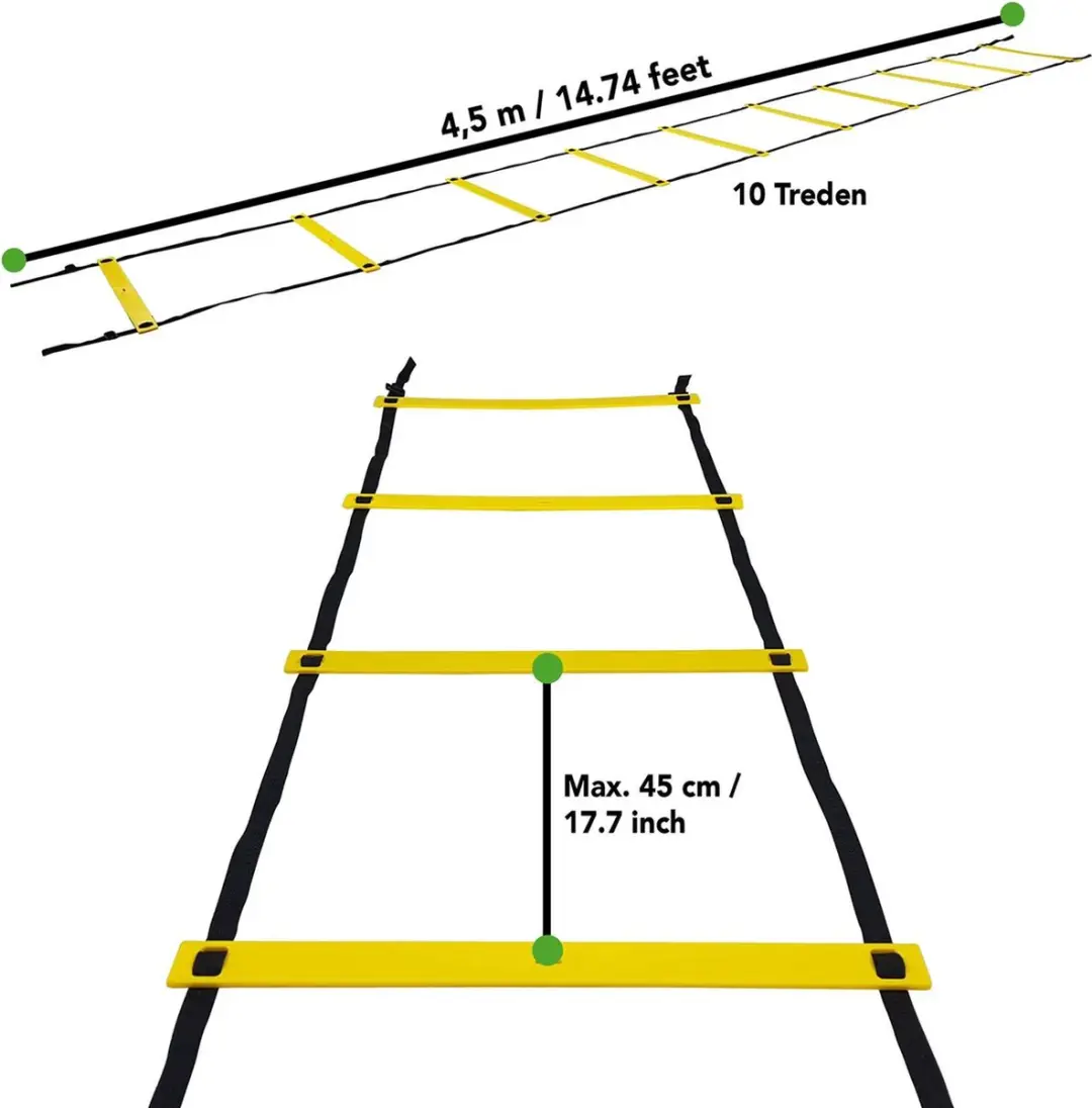Tunturi Agility Ladder 4.5m - Fitnessladder