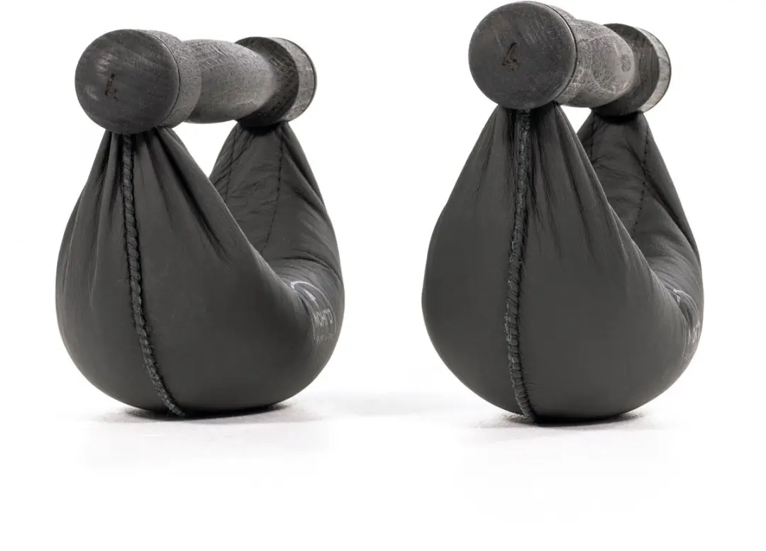 Nohrd Swing Dumbbells Shadow 8kg - Echt leer - Zwart