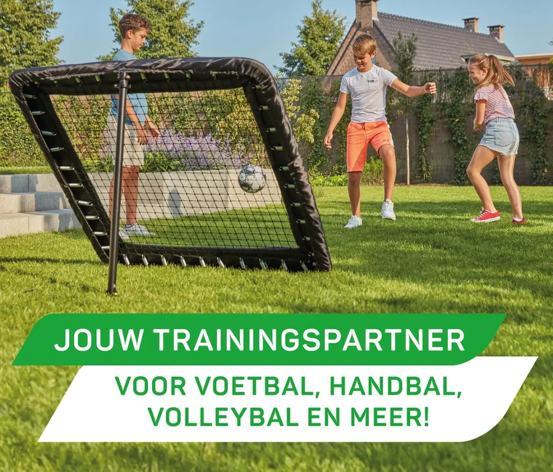 Salta Motion Zwart Rebounder 124x124cm - Voetbal/Handbal/Volleybal - afbeelding 6 van 6