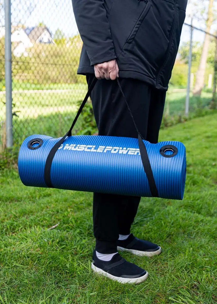 Muscle Power Gymnastiekmat MP1454 - 190x60cm - Blauw