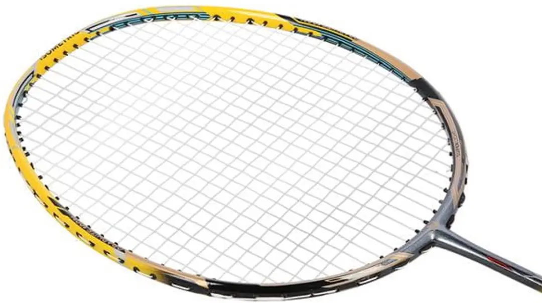 Nils NR419 Grafiet Badmintonracket - Geel/Zwart