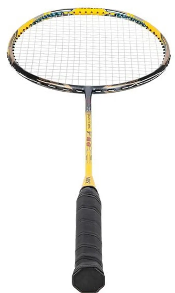 Nils NR419 Grafiet Badmintonracket - Geel/Zwart