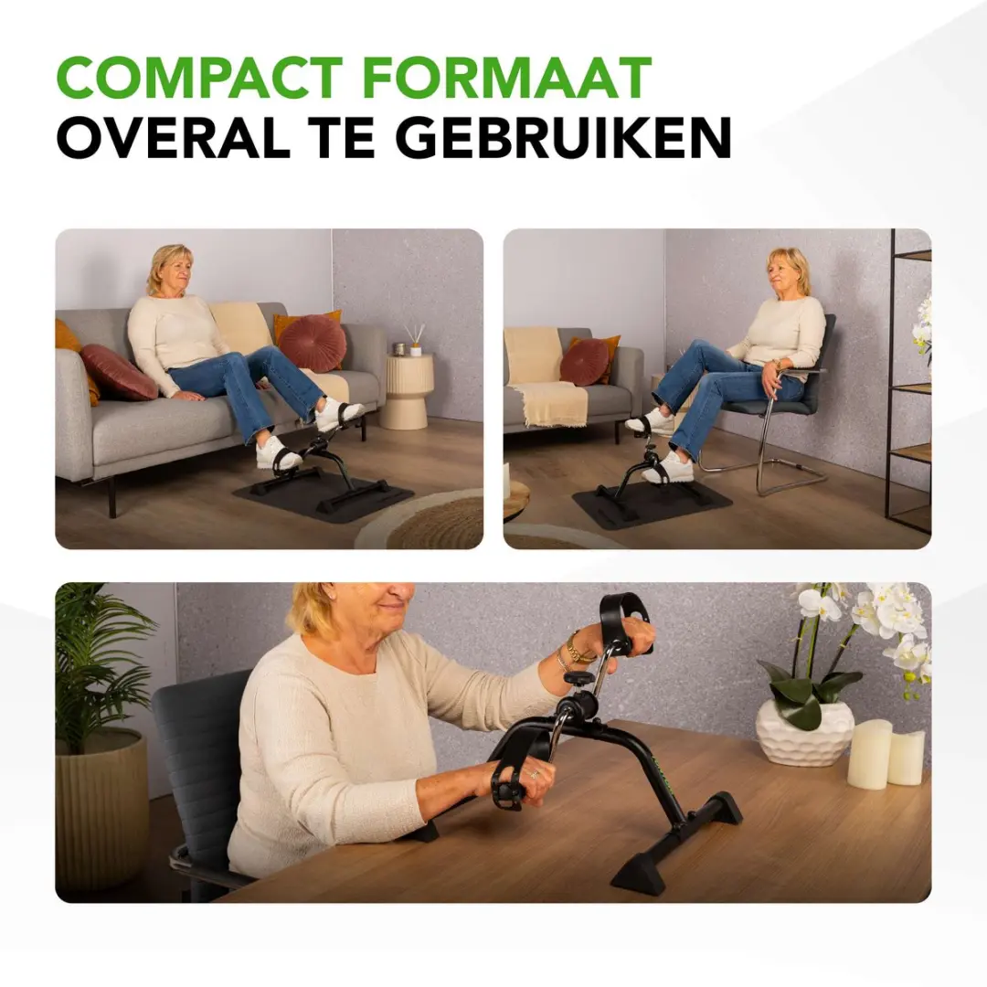 Tunturi Mini Bike Basic Stoelfiets - Zwart