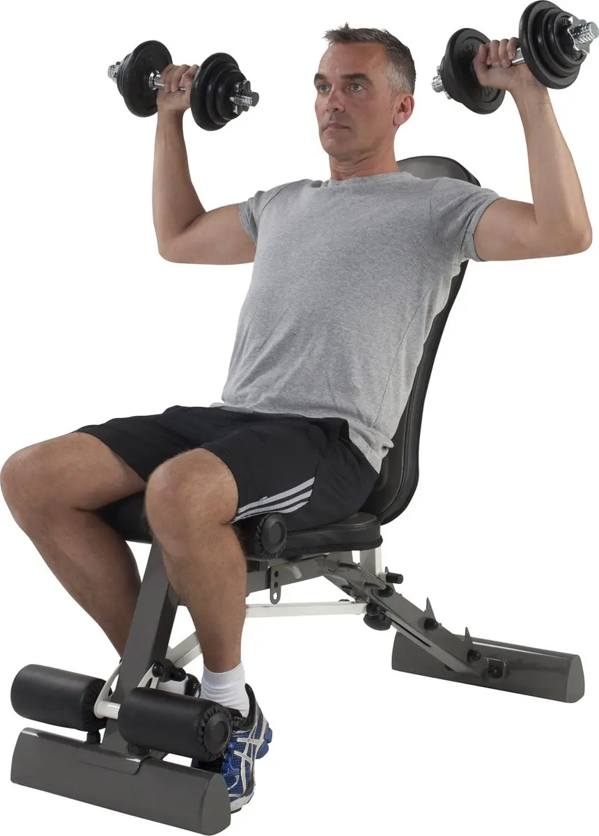 Tunturi Dumbbell Gietijzer 20kg Halterset - 1 Stang 30mm - Zwart