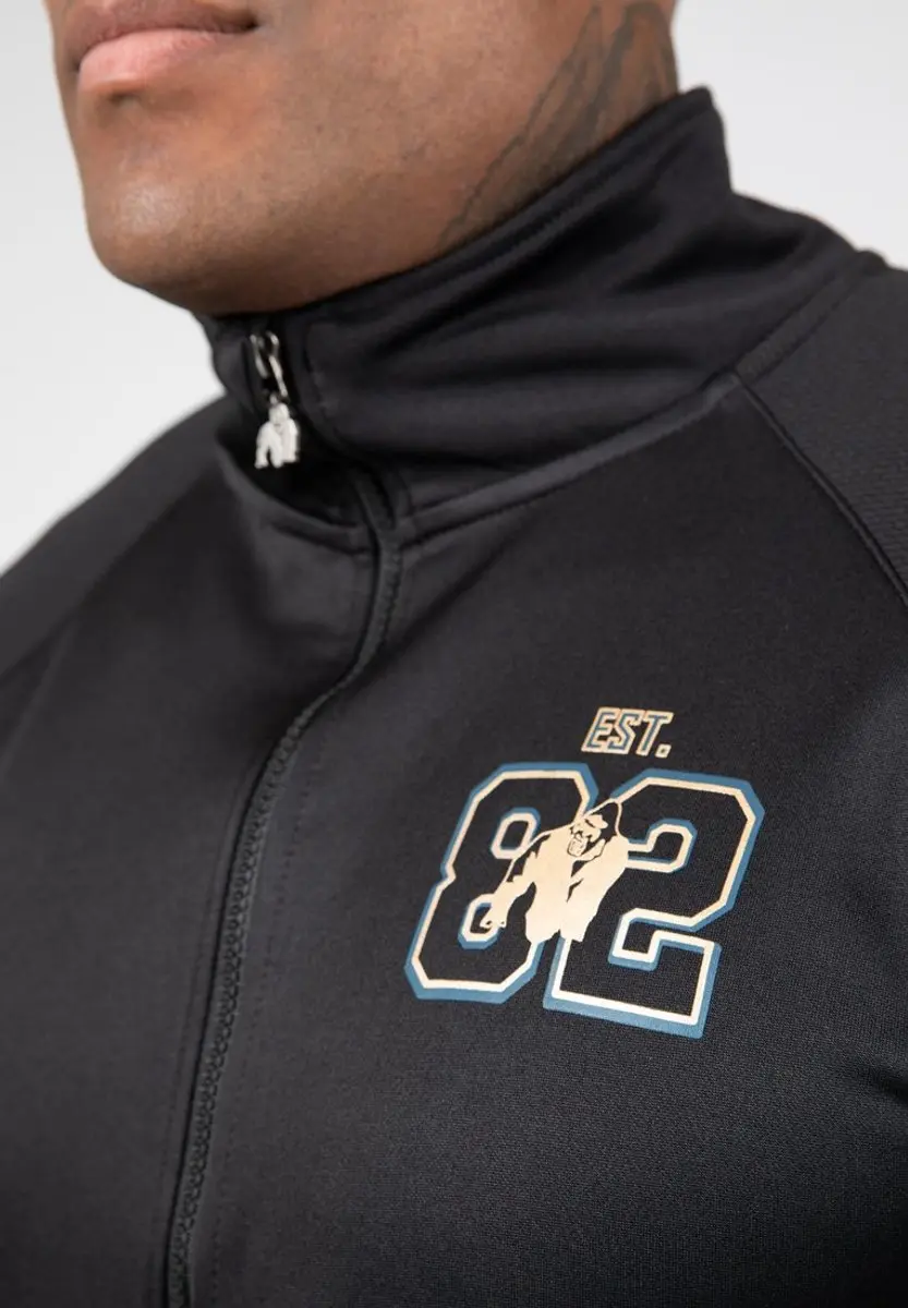 Gorilla Wear Devon Trainingsjas - Grijs/Blauw M