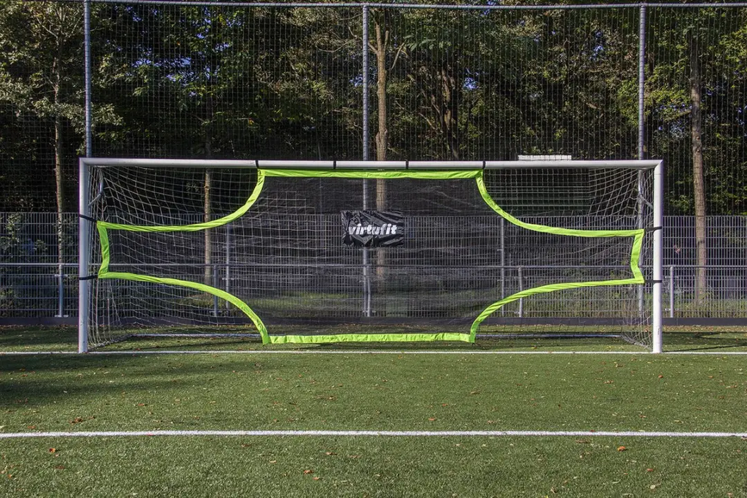 Virtufit Target Goalshot Voetbaldoel 732x244cm - Groen/Zwart