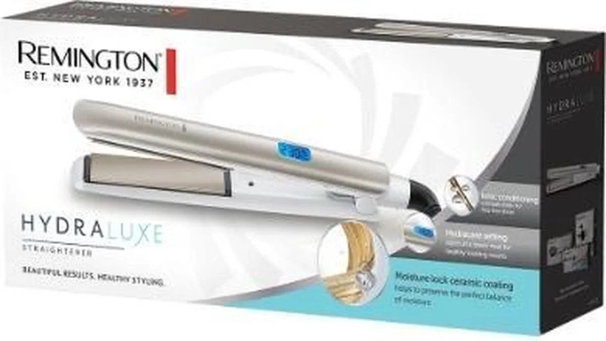Remington S8901 Stijltang - 9 standen - Zwart/Roségoud/Wit
