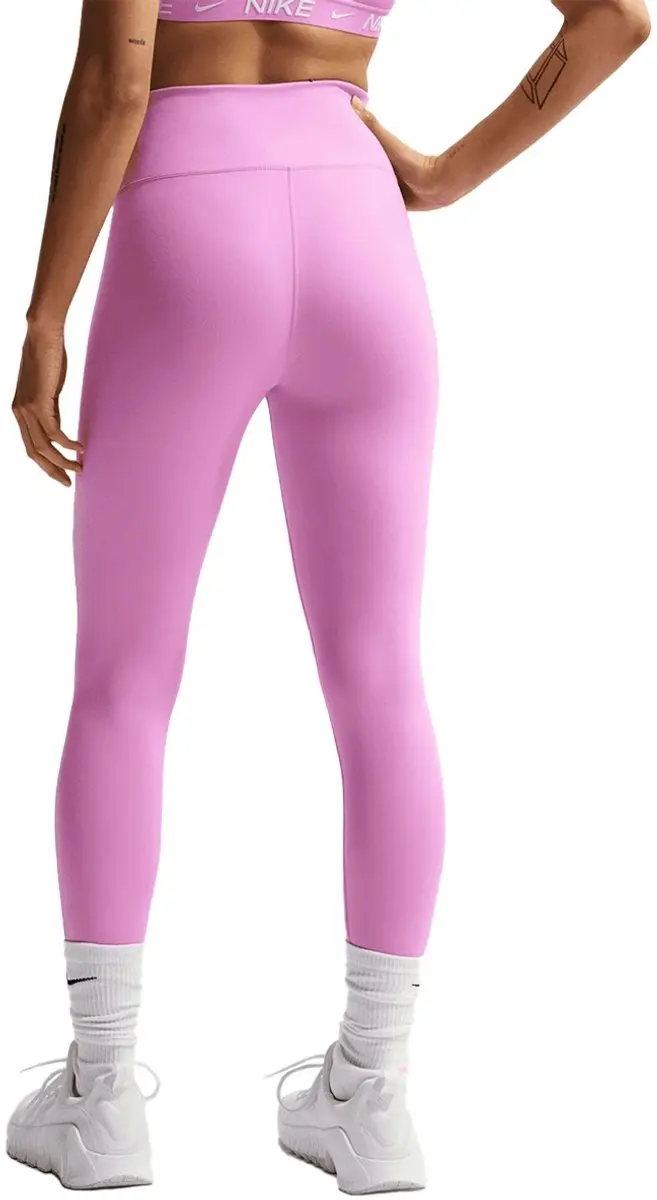 Nike One Dri-FIT HR Tight 7/8 Joggingbroek - Roze