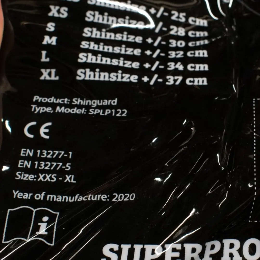 Super Pro Combat Gear Rebel Scheenbeschermers S - Zwart/Grijs/Wit