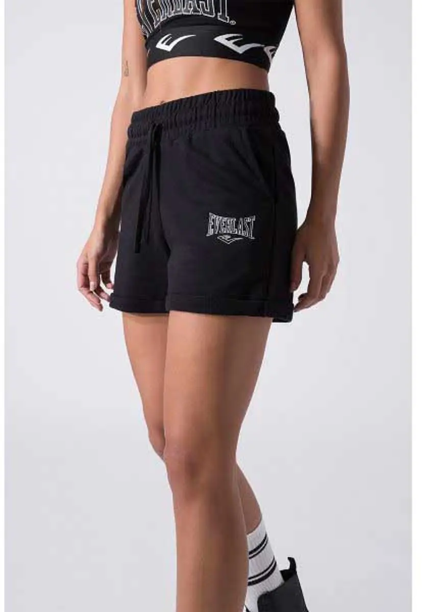 Everlast Fleece Korte Broek - Zwart XL