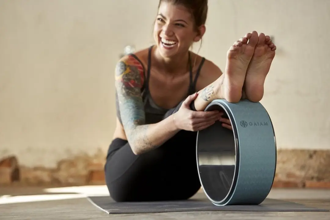 Gaiam Eco Yoga Wheel - Blauw