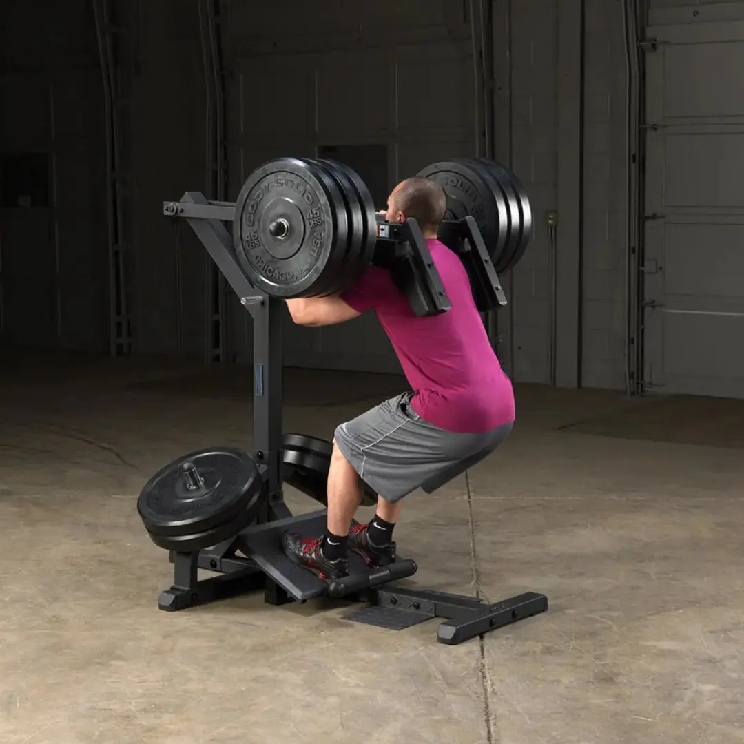 Body-Solid GSCL360B Leverage Squat & Calf Raise Machine - Zwart