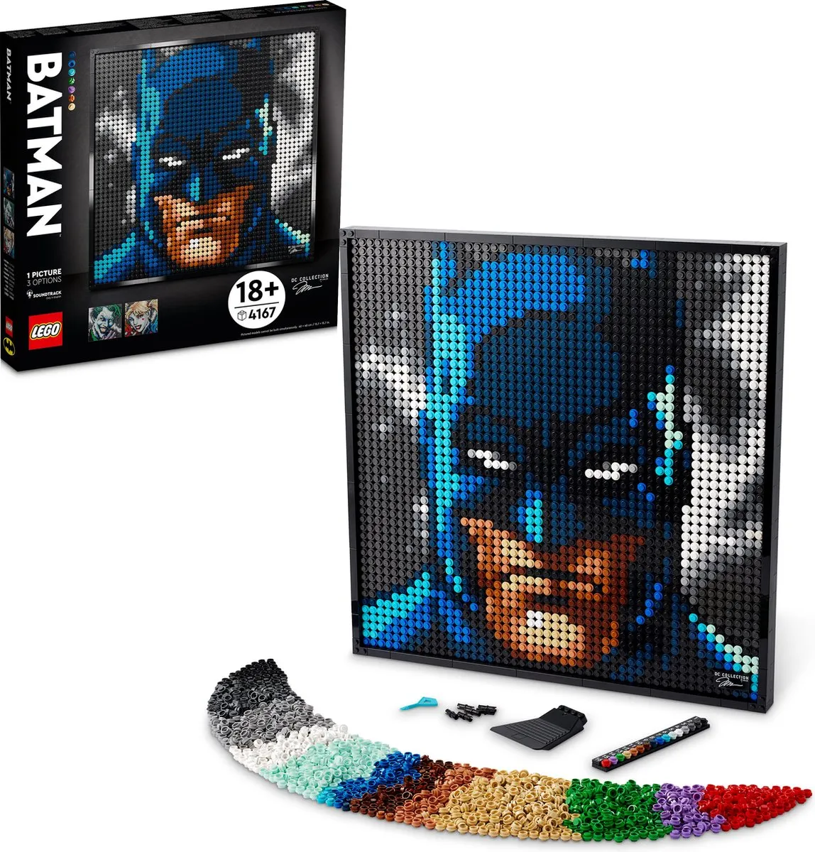 LEGO Art Jim Lee Batman Collectie 31205 - 4167 Stenen