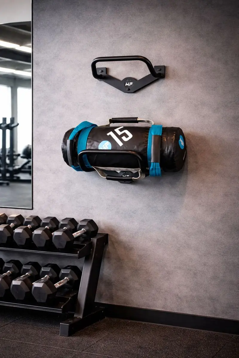 Muscle Power MP7037 Powerbag Wandhouder - Zwart