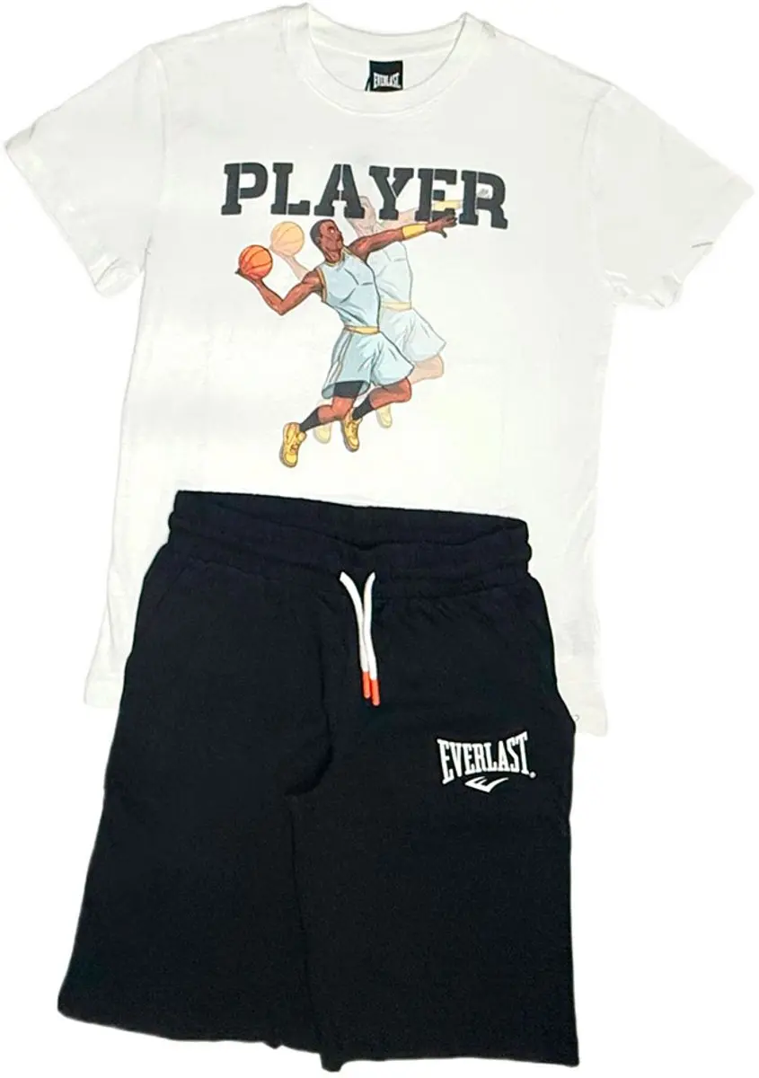 Everlast Trainingspak 170cm - Wit/Zwart