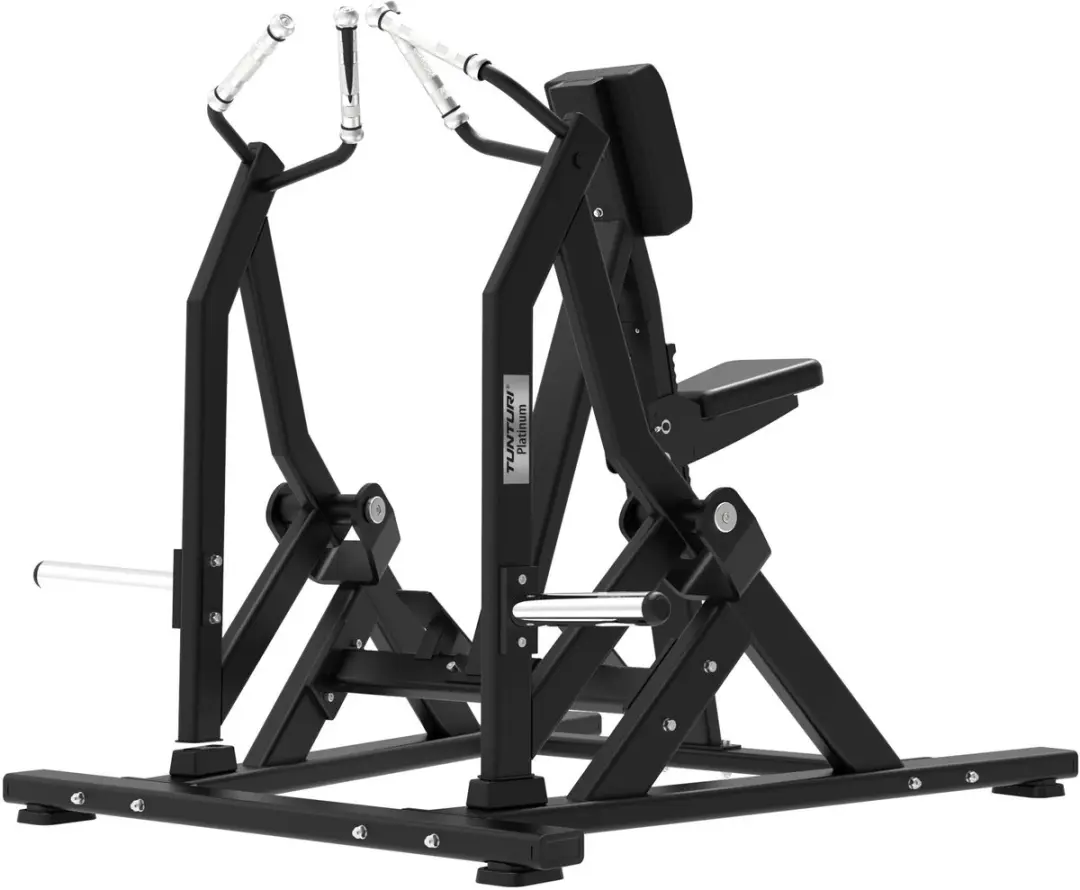 Tunturi Platinum Seated Row Krachtstation - 200kg - Zwart