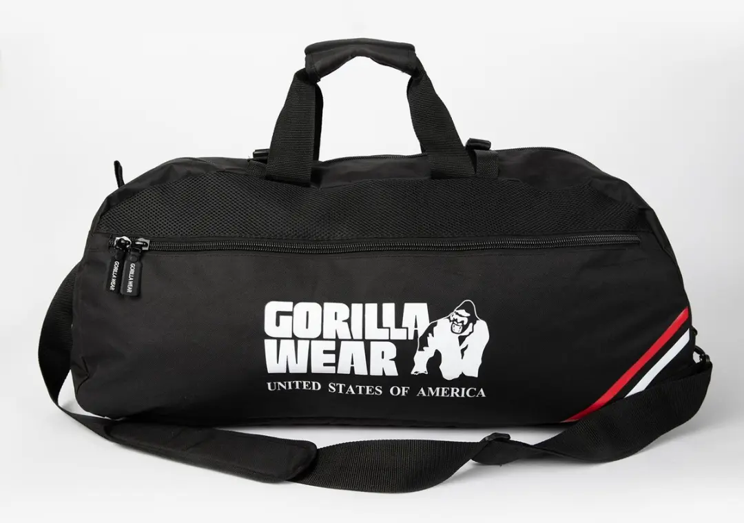 Gorilla Wear Norris Hybride Sporttas 66L - Zwart